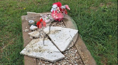 Más de 60 tumbas dañadas y otros destrozos en el Cementerio de Necochea