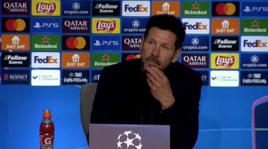 Diego Simeone se muestra picante tras la eliminación del Atlético en Champions: “¿Nadie la vio?”