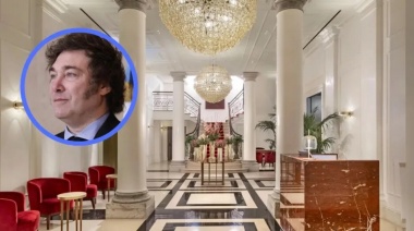 El hotel donde se alojó Milei cuesta mas de $1 millón por noche