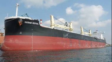 Buque con soja, detenido por deudas con una agencia marítima