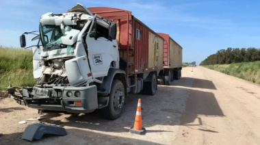 Murió camionero y bombero voluntario tras choque en ruta 228