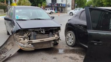 Choque en el centro: conductora herida tras fuerte choque en 59 y 60