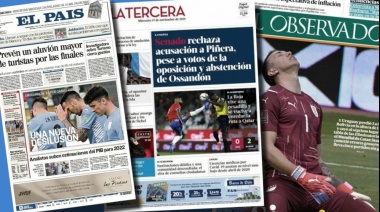 La prensa uruguaya y chilena acusaron el golpe tras las derrotas en eliminatorias