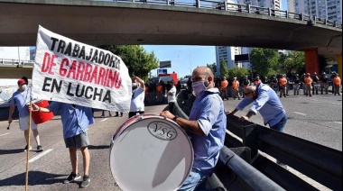Despedidos de Garbarino protestan con un corte en uno de los accesos al Puente Pueyrredón