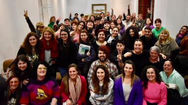 Mauro Velázquez estuvo en jornada de prevención de violencia con la Ministra de Mujeres de Nación