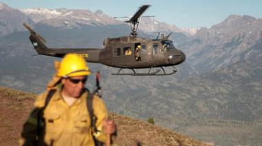 El fuego en el Parque Nacional Los Alerces ya consumió casi 600 hectáreas
