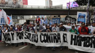“Piquetazo” en todo el país: organizaciones sociales se movilizan con el lema “El hambre es el límite”