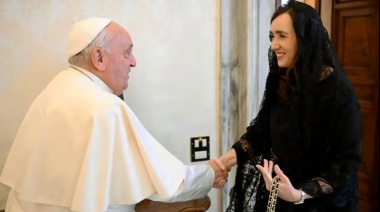 Victoria Villarruel se reunió con el Papa Francisco en el Vaticano