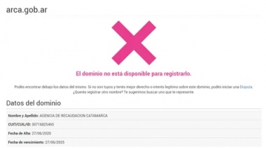 Confusión por el dominio de la nueva agencia ARCA tras la disolución de la AFIP