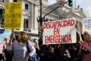 Masiva Marcha Contra el Veto a la Ley de Emergencia en Discapacidad: "Es una Forma de Abandono"