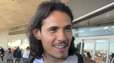 La palabra de Cavani en su llegada a Uruguay: “Boca es el más grande de Sudamérica y del mundo”