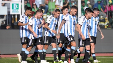 Argentina con autoridad y sin Messi le gano a Bolivia en la altura
