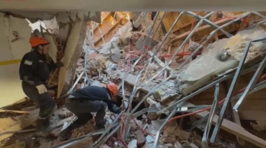Imágenes impactantes del interior del hotel Dubrovnik tras el derrumbe en Villa Gesell