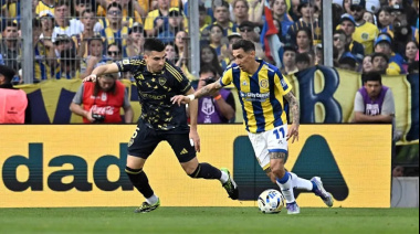 Con gol olímpico de Di María, Boca y Central empataron 1 a 1