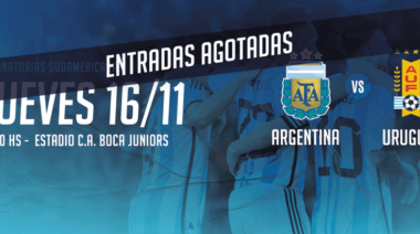 En una hora se agotaron las entradas para ver Argentina Uruguay