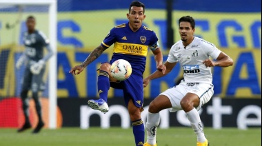 Boca le gano al Santos de Brasil por Copa Libertadores, hoy juega River