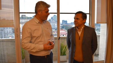Mauro Velázquez y el Ministro de Transporte de la Nación proyectan un futuro de obras para el distrito
