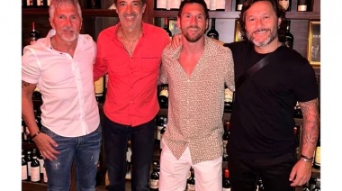 Furor por Messi en su primera salida en Miami: cena con Diego Torres y el beso de un hincha
