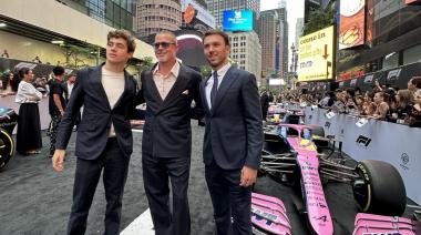 Franco Colapinto Brilla En La Avant-Première De La Película De F1 Y Se Encuentra Con Brad Pitt