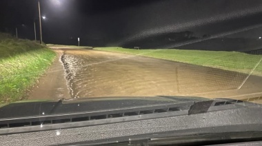 El Río Quequén Se Desbordó En Necochea Tras Intensa Lluvia Y Sudestada