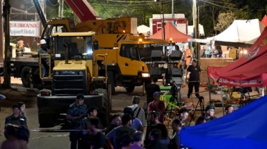 Operativo de rescate en el derrumbe del hotel Dubrovnik en Villa Gesell: buscan sobrevivientes bajo los escombros