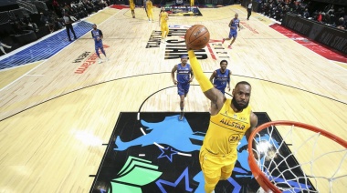 Con un show increíble, el equipo de Lebron ganó el 70° All Star Game de la NBA