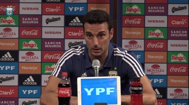 Scaloni: "Messi está bien y, si sigue así, va a jugar"