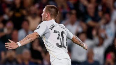 Franco Mastantuono marcó su primer gol con el Real Madrid