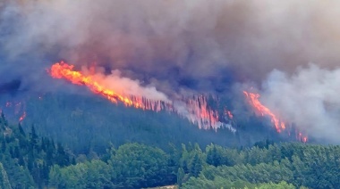 Refuerzan operativos para combatir incendios en Epuyén, Atilio Viglione y El Pedregoso