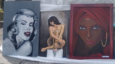 Exposición artística en Juan N. Fernández por el Día de la Mujer