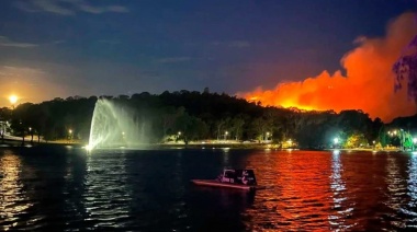 Tandil en alerta: incendio forestal arrasa el Cerro de la Cruz