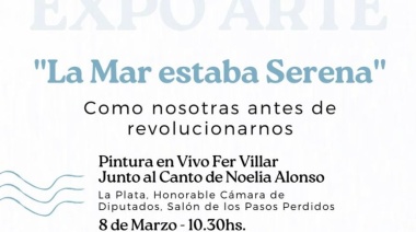 Muestra de Arte “La Mar estaba serena” en la Cámara de Diputados bonaerense