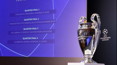 Se sortearon los cuartos de final de la Champions League