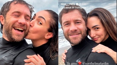Con un emotivo posteo, Nico Riera blanqueó su romance con Thelma Fardin