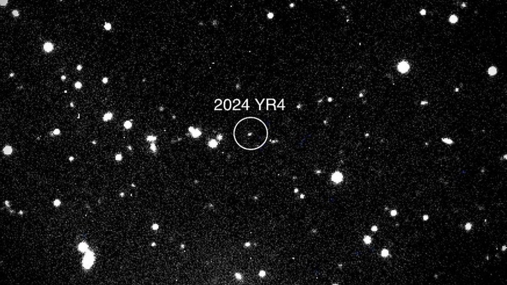 Asteroide 2024 yr4.
