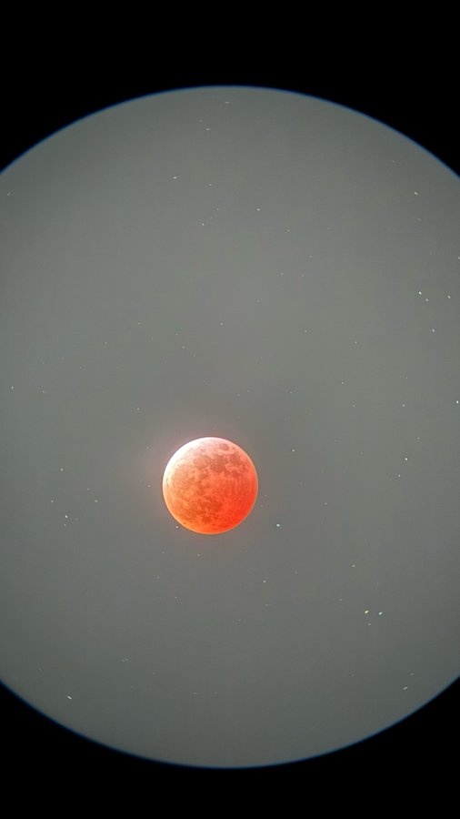 Luna de Sangre vista en Chile