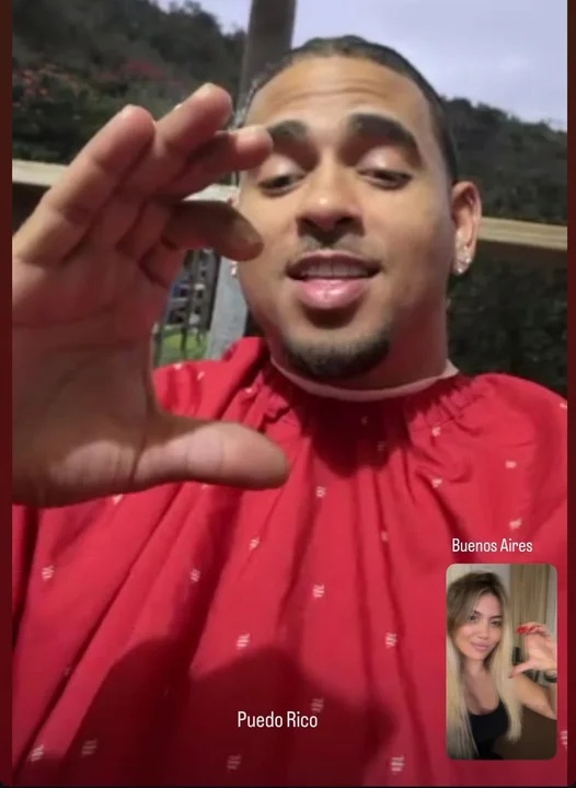Videollamada wanda y ozuna.7