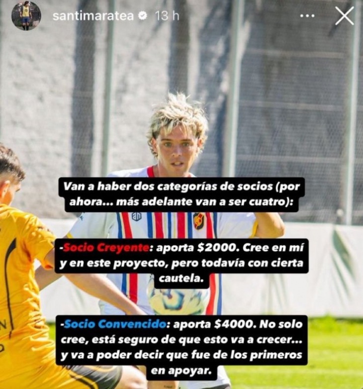 Sistema de Socios de Santi Maratea.