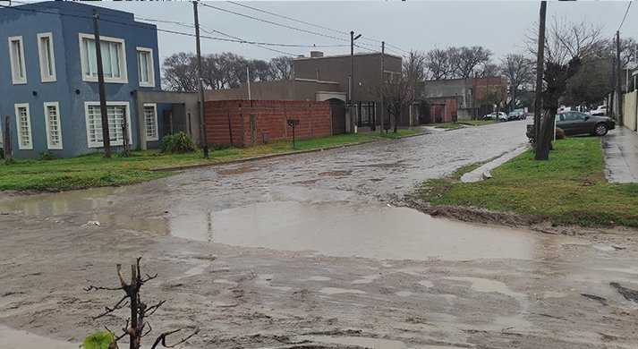 Calles de tierra de Necochea