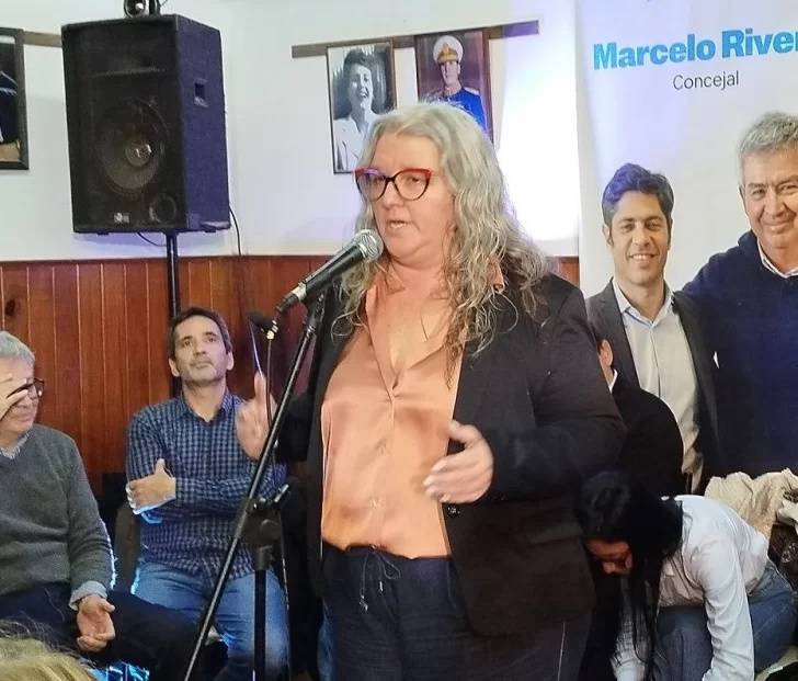 Silvia Blanco en el PJ de Necochea.