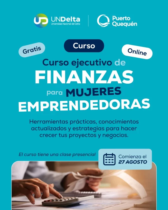 Curso de Finanzas gratuito en Puerto Quequén.