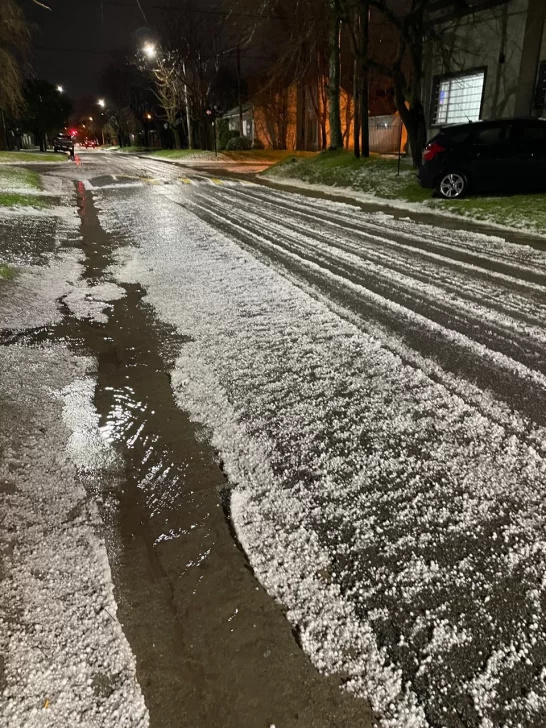 Granizo en Necochea
