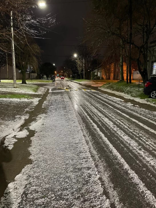 Granizo en Necochea