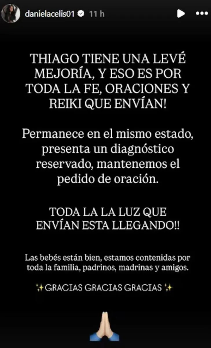 Salud de Thiago Medina.