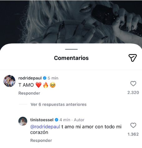 De Paul en redes sociales.