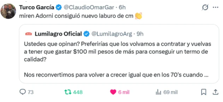Turco García contra Lumilagro