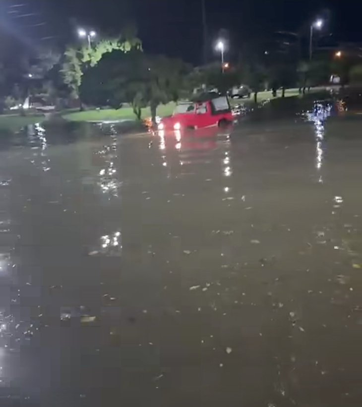 Inundación en Necochea