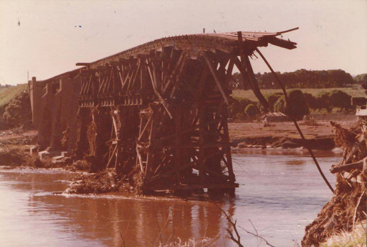Inundación en Necochea en 1980