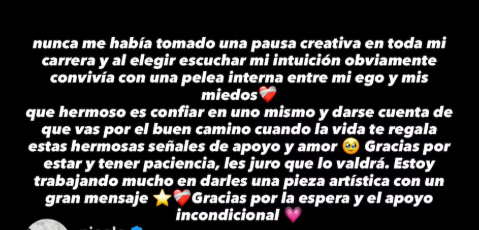 Nicki Nicole en redes sociales.