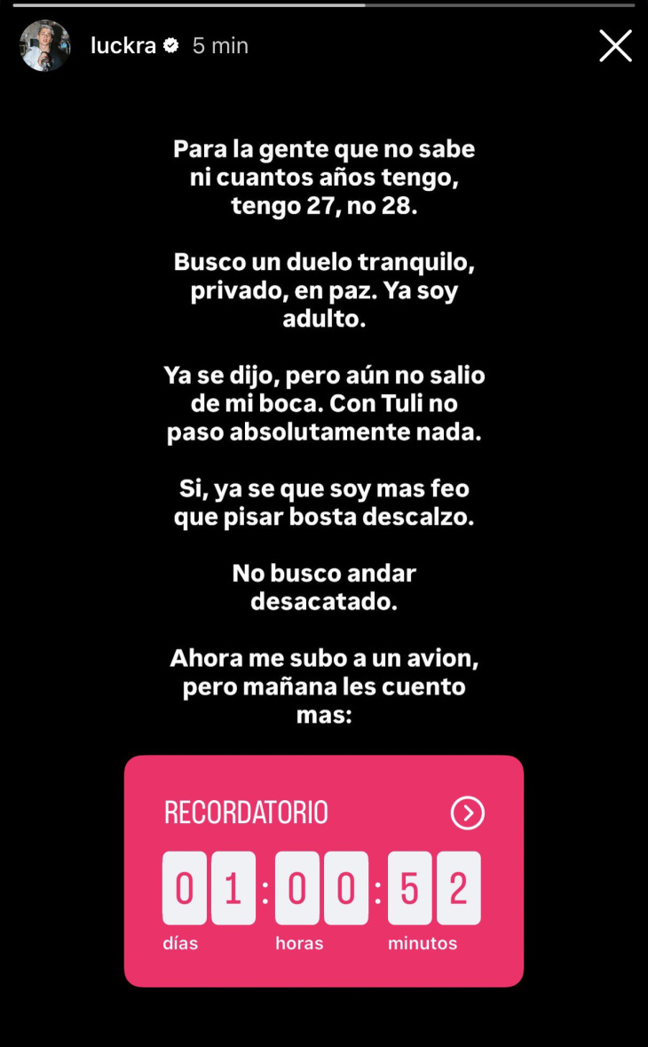 Luck Ra en instagram